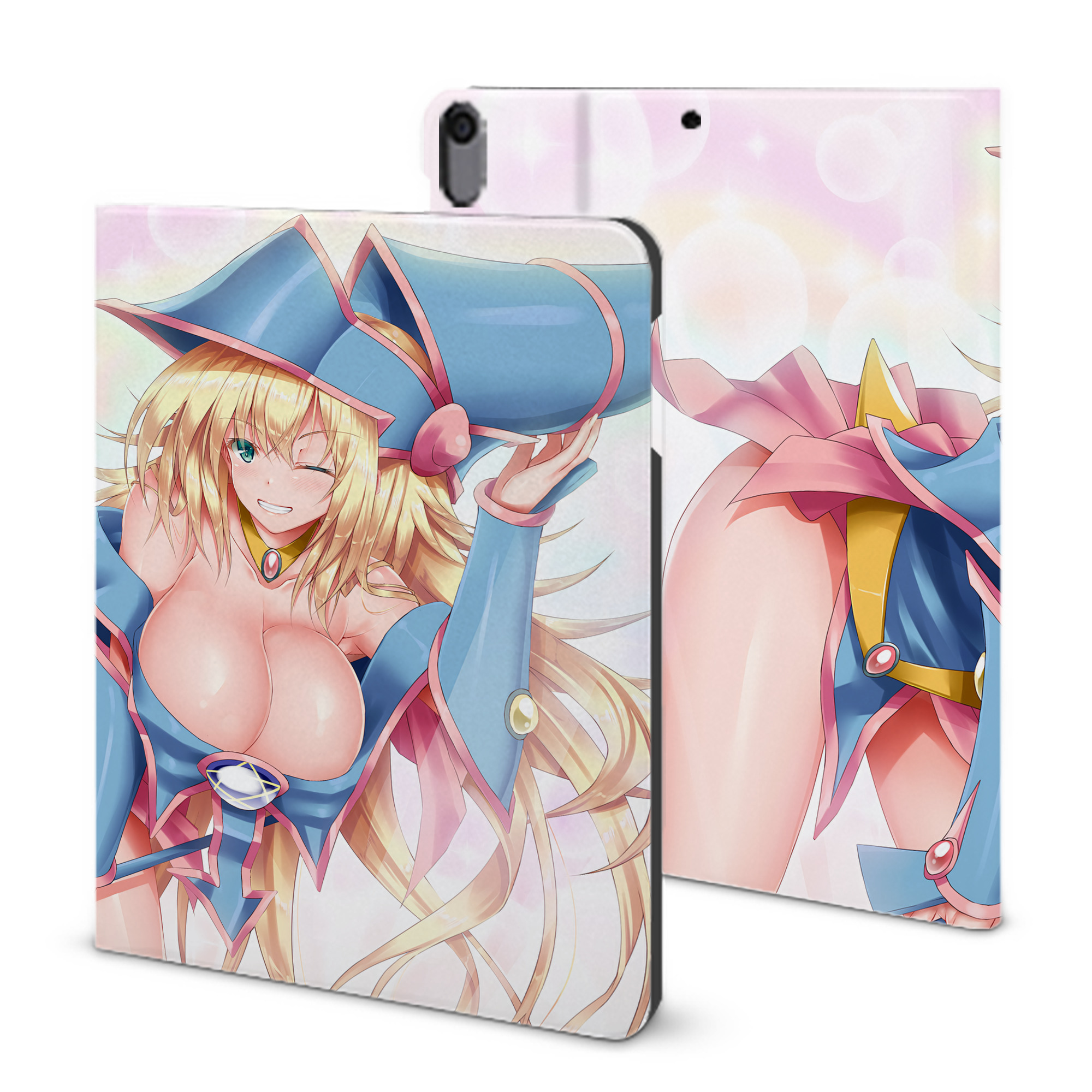 （画像用） 遊☆戯☆王 Yu-Gi-Oh! IPad ケース ブック型 PUレザー TPU 耐衝撃 軽量 薄型 ペン収納なし 全面保護 IPad 各モデル対応